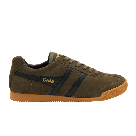 Gola Harrier Sneaker (Men) - Urban Moss/Black/Burgundy Athletic - Casual - Lace Up - The Heel Shoe Fitters