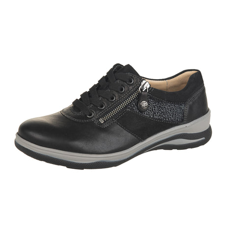 Fidelio Mitzy Sneaker (Women) - Black Rocky Athletic - Casual - Lace Up - The Heel Shoe Fitters