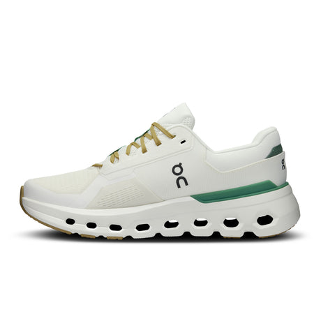 On Running Cloudrunner 2 Running Shoe (Men) - Undyed/Green Athletic - Running - The Heel Shoe Fitters