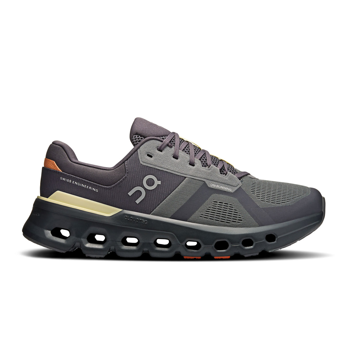 On Running Cloudrunner 2 Running Shoe (Men) - Rock/Tangerine Athletic - Running - Cushion - The Heel Shoe Fitters