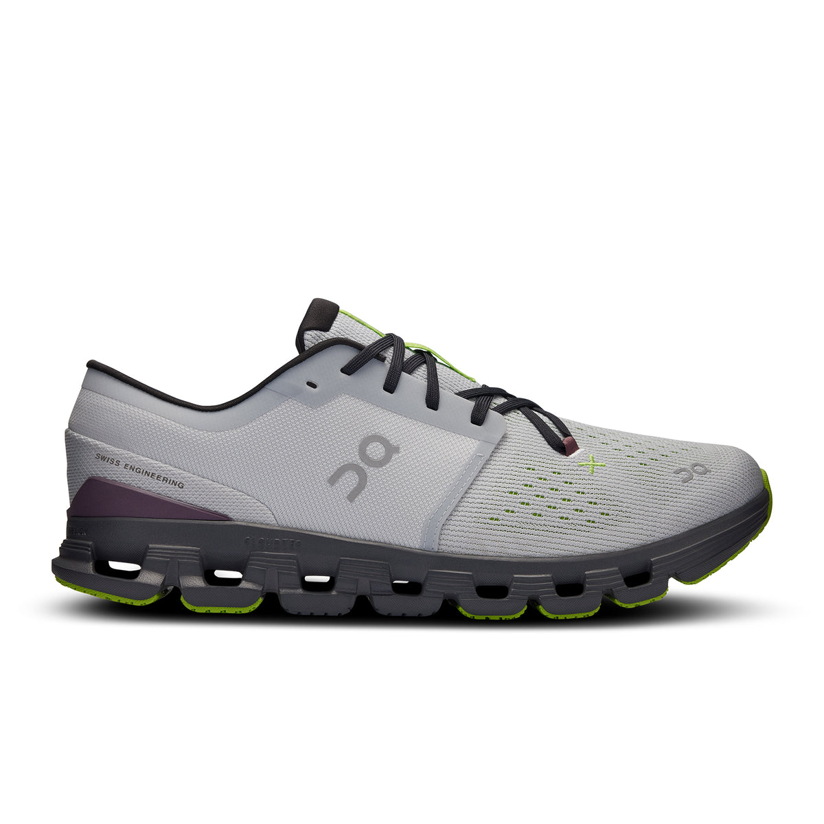 On Running Cloud X 4 Running Shoe (Men) - Glacier/Eclipse  display picture 3