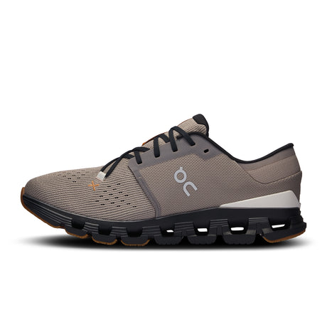 On Running Cloud X 4 Running Shoe (Men) - Fog/Black Athletic - Running - Neutral - The Heel Shoe Fitters