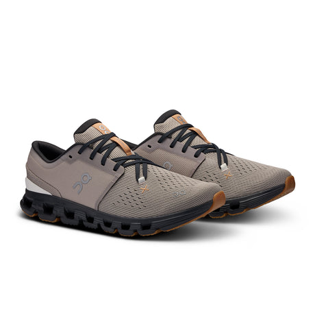 On Running Cloud X 4 Running Shoe (Men) - Fog/Black Athletic - Running - Neutral - The Heel Shoe Fitters