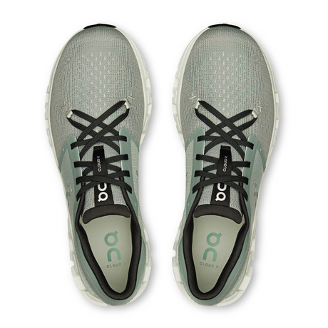 On Running Cloud X4 Running Shoe (Men) - Tin/Iceberg Athletic - Running - Neutral - The Heel Shoe Fitters