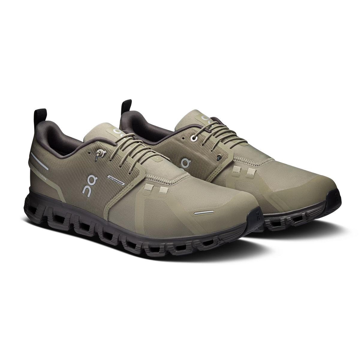 On Running Cloud 6 Waterproof Running Shoe (Men) - Olive/Espresso