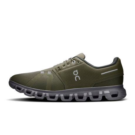 On Running Cloud 6 Running Shoe (Men) - Olive/Eclipse Athletic - Running - Cushion - The Heel Shoe Fitters