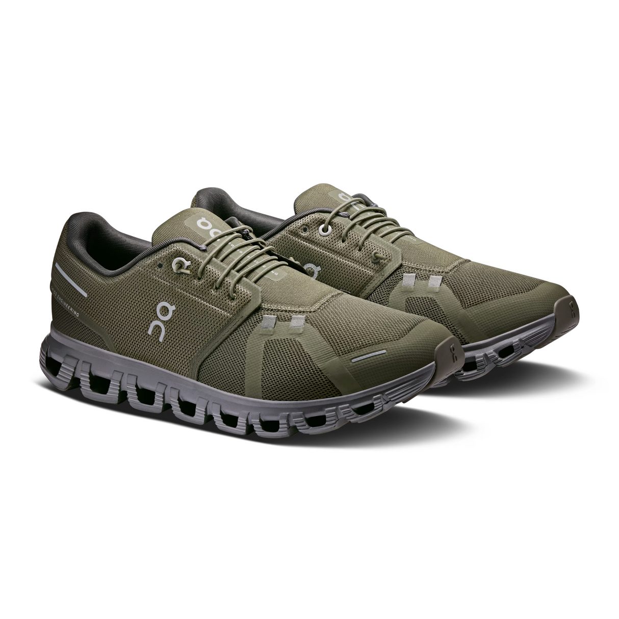 On Running Cloud 6 Running Shoe (Men) - Olive/Eclipse Athletic - Running - Cushion - The Heel Shoe Fitters