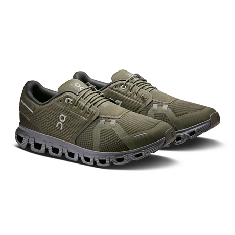 On Running Cloud 6 Running Shoe (Men) - Olive/Eclipse Athletic - Running - Cushion - The Heel Shoe Fitters