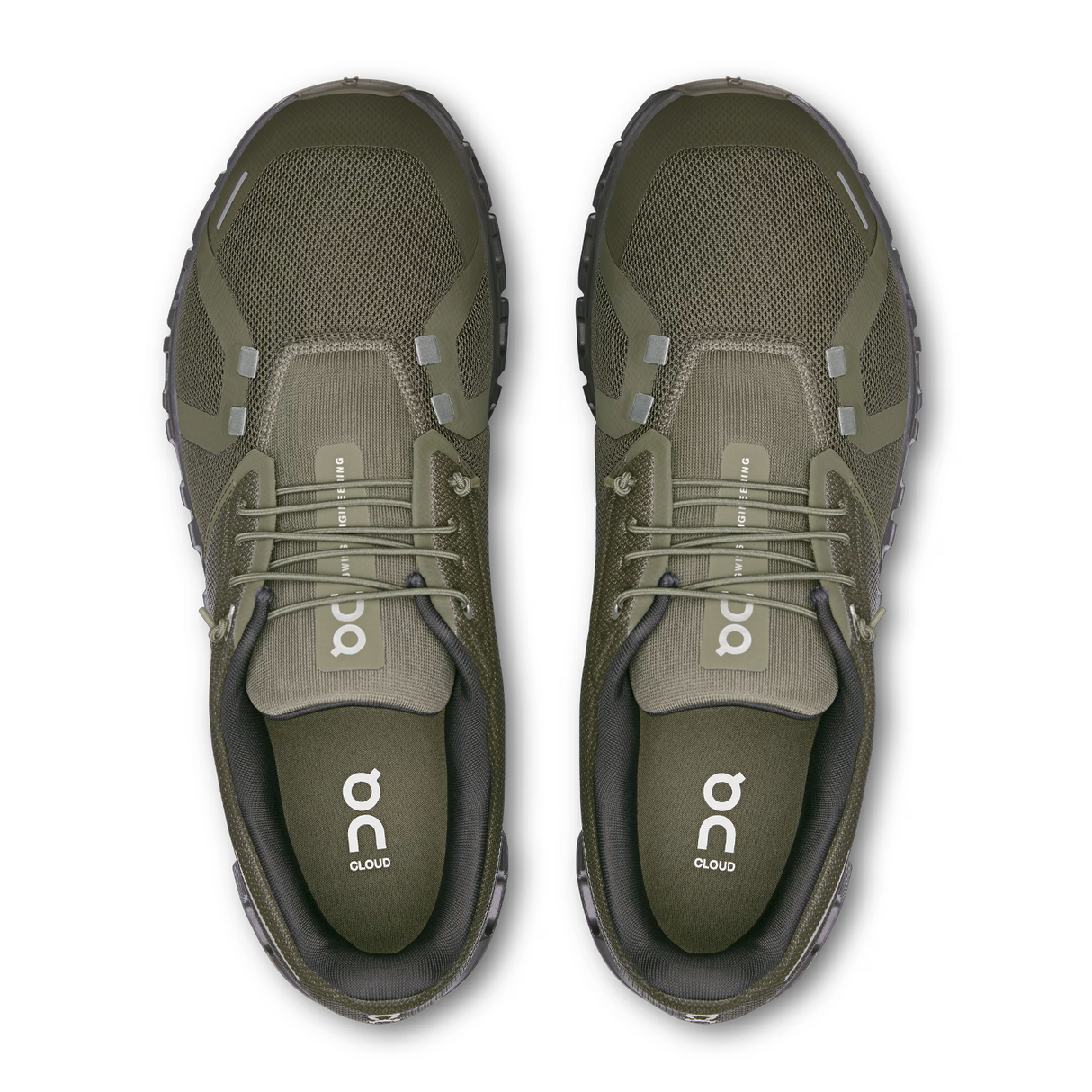 On Running Cloud 6 Running Shoe (Men) - Olive/Eclipse Athletic - Running - Cushion - The Heel Shoe Fitters