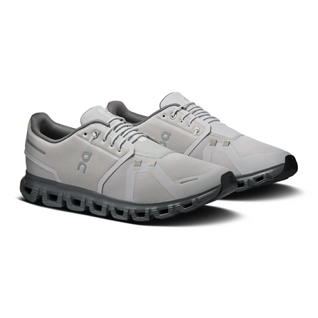 On Running Cloud 6 Running Shoe (Men) - Wolf/Rock Athletic - Running - Cushion - The Heel Shoe Fitters
