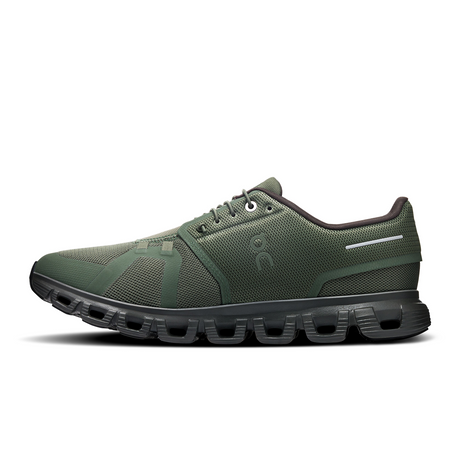On Running Cloud 6 Running Shoe (Men) - Thyme/Espresso Athletic - Running - Cushion - The Heel Shoe Fitters
