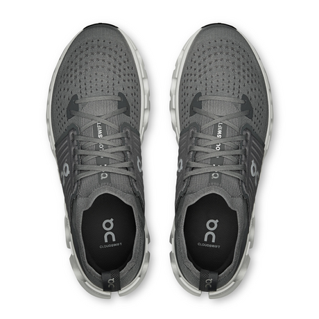 On Running Cloudswift 4 Running Shoe (Men) - Rock/White Athletic - Running - Cushion - The Heel Shoe Fitters