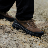 On Running Cloudrock Low Waterproof Hiking Shoe (Men) - Earth/Black