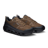 On Running Cloudrock Low Waterproof Hiking Shoe (Men) - Earth/Black