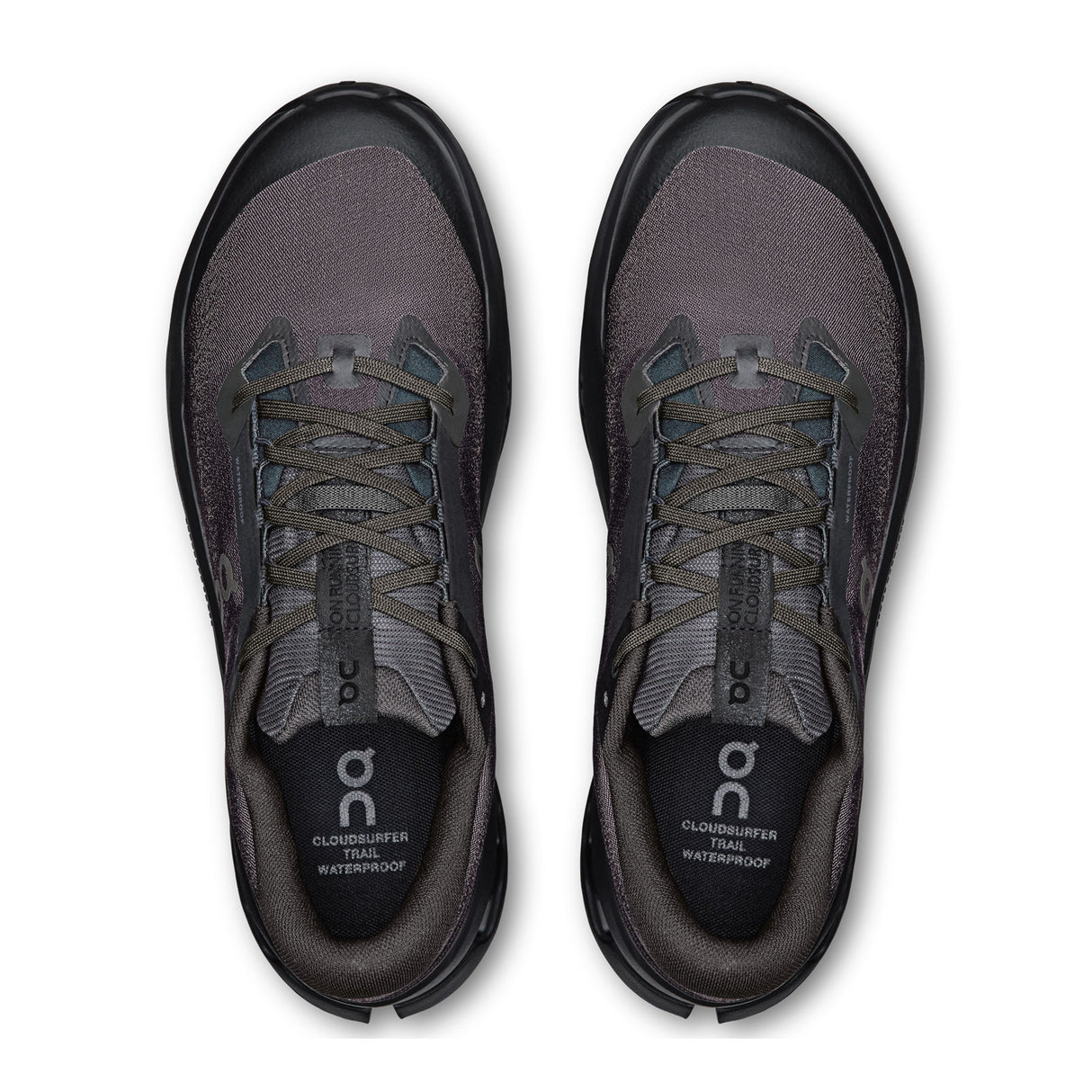 On Running Cloudsurfer Trail 2 Waterproof Running Shoe (Men) - Black/Black Athletic - Running - Trail - The Heel Shoe Fitters