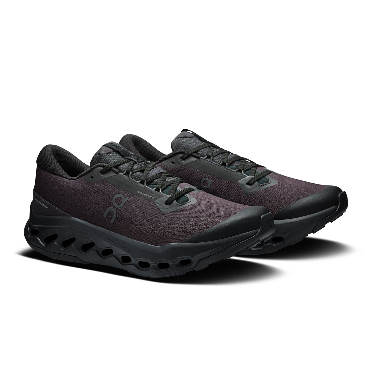 On Running Cloudsurfer Trail 2 Waterproof Running Shoe (Men) - Black/Black Athletic - Running - Trail - The Heel Shoe Fitters
