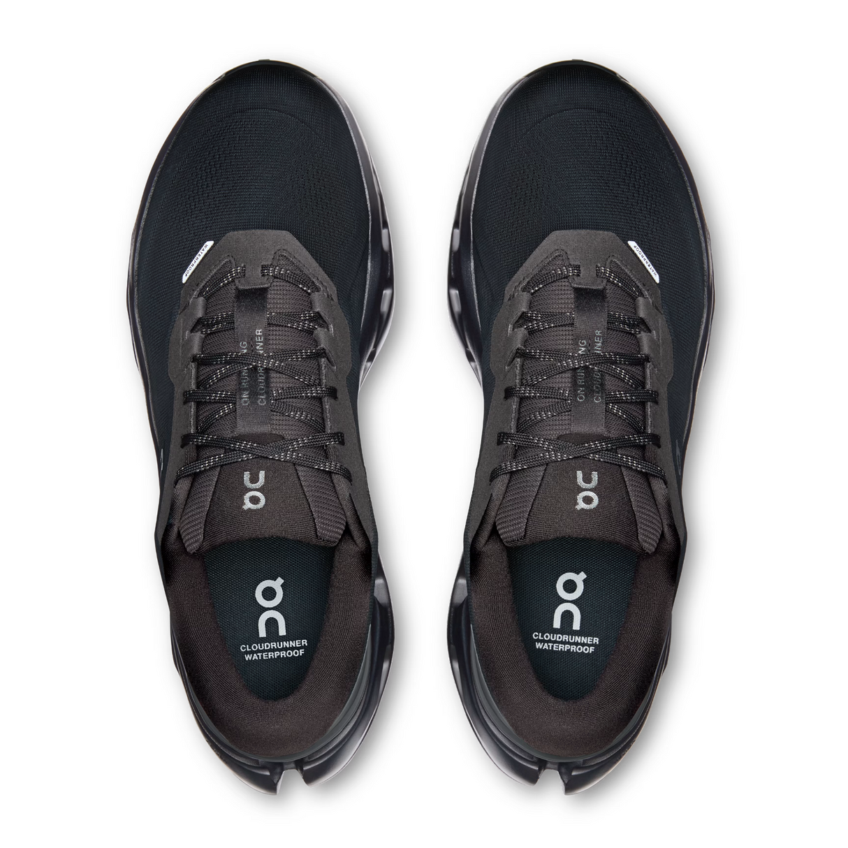 On Running Cloudrunner 3 Waterproof Running Shoe (Men) - Black/Black
