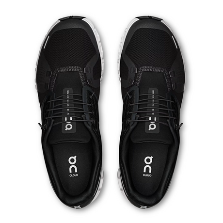 On Running Cloud 6 Wide Running Shoe (Men) - Black/White Athletic - Running - Cushion - The Heel Shoe Fitters