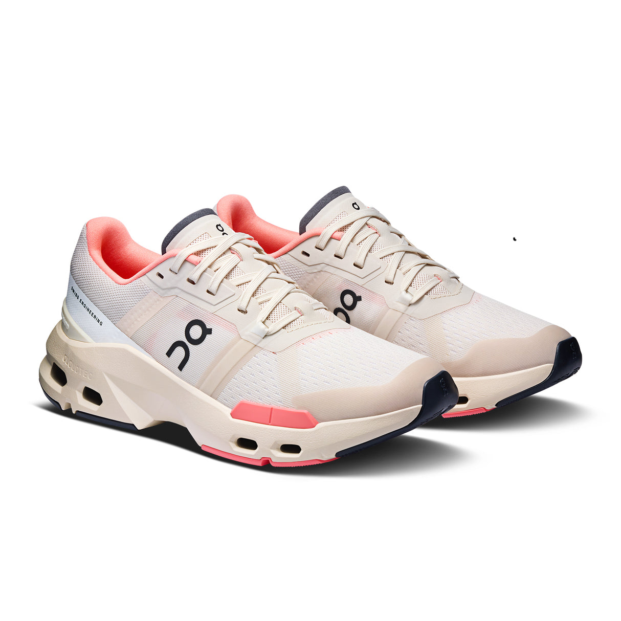 On Running Cloudpulse (Women) - Cream/Salmon Athletic - Running - Stability - The Heel Shoe Fitters