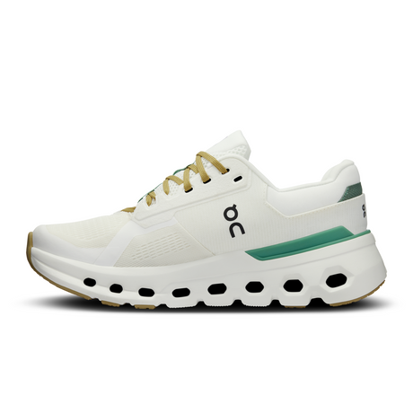 On Running Cloudrunner 2 Running Shoe (Women) - Undyed/Green Athletic - Running - The Heel Shoe Fitters