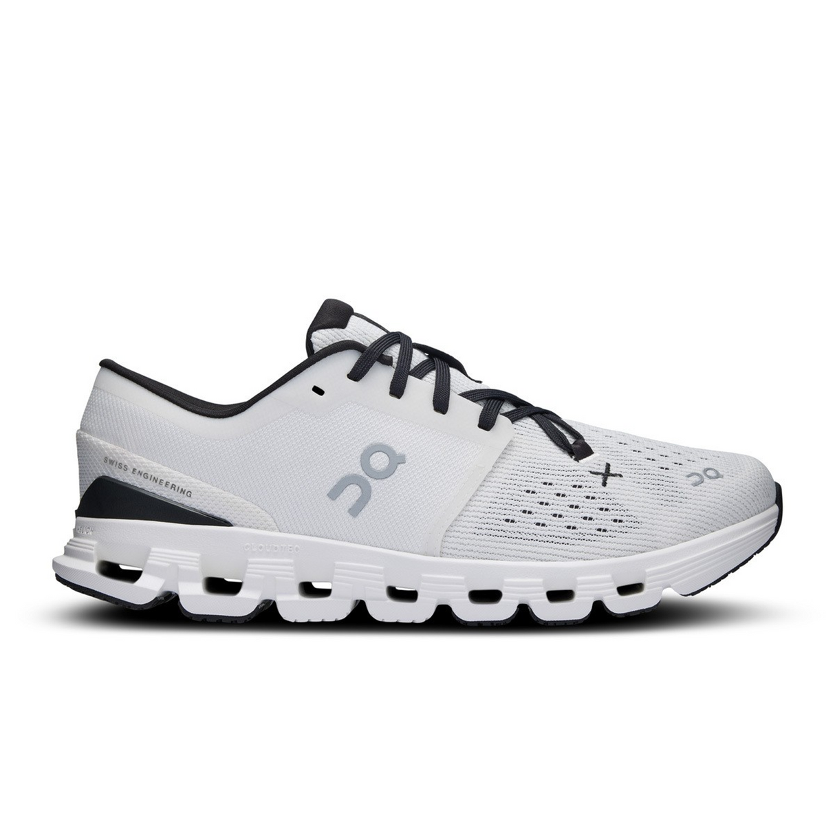 On Running Cloud X4 Running Shoe (Women) - Ivory/Black Athletic - Running - Neutral - The Heel Shoe Fitters