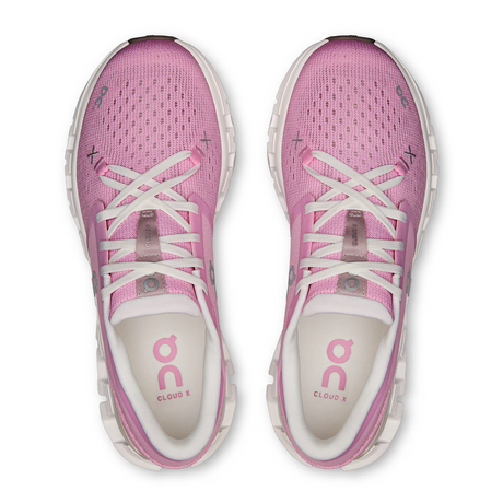 On Running Cloud X4 Running Shoe (Women) - Petal/Sand Athletic - Running - Neutral - The Heel Shoe Fitters