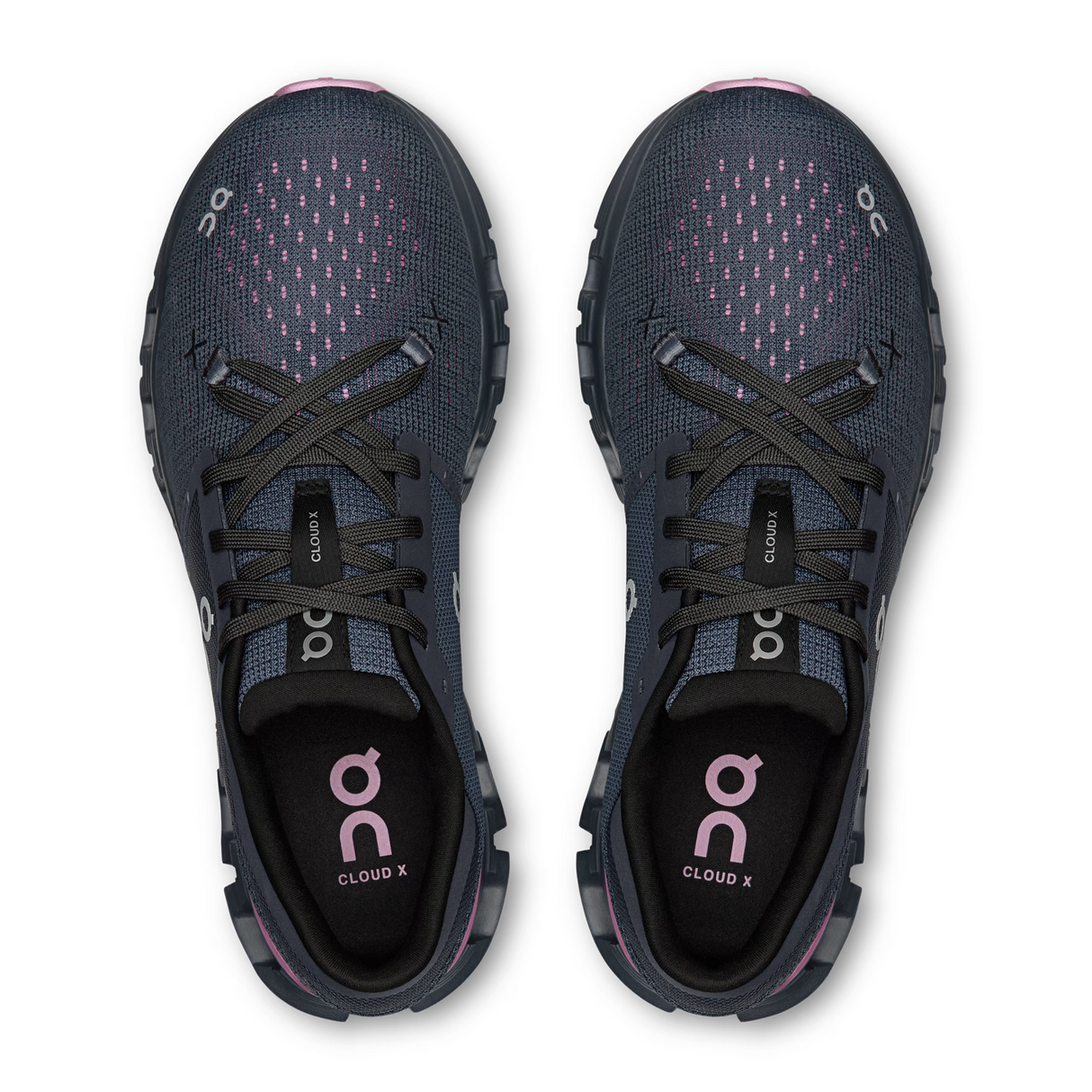 On Running Cloud X 4 Running Shoe (Women) - Navy/Sakura