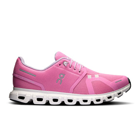 On Running Cloud 6 Running Shoe (Women) - Raspberry/White Athletic - Running - Cushion - The Heel Shoe Fitters