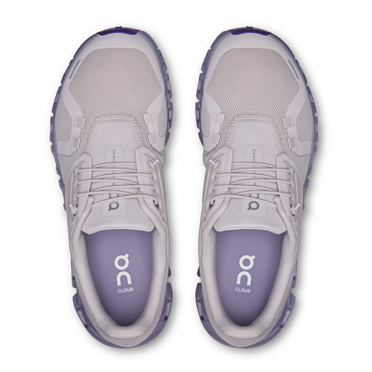 On Running Cloud 6 Running Shoe (Women) - Ether/Tyrian