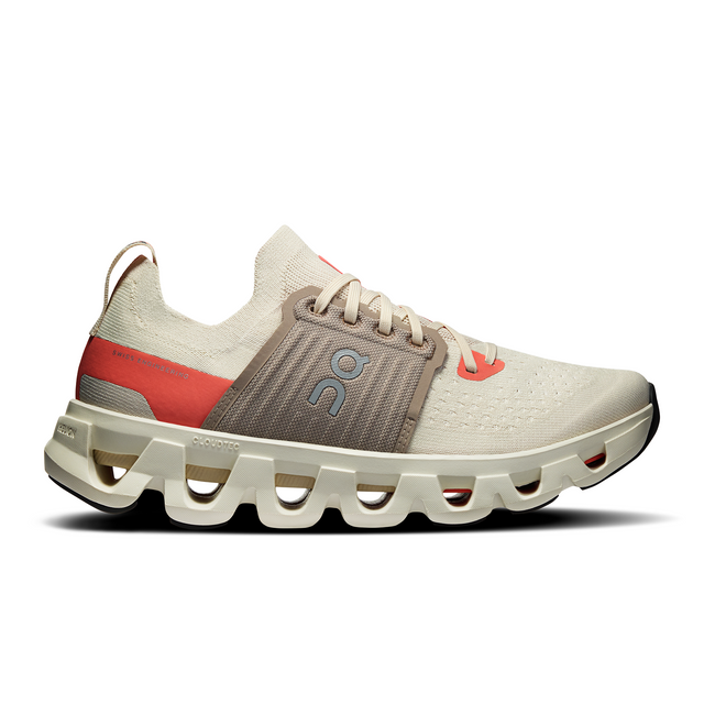 On Running Cloudswift 4 Running Shoe (Women) - Cream/Salmon Athletic - Running - Cushion - The Heel Shoe Fitters