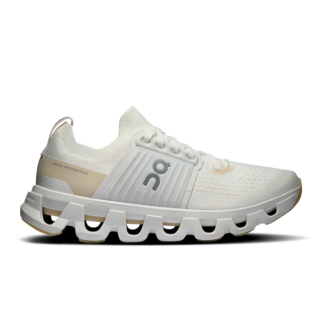 On Running Cloudswift 4 Running Shoe (Women) - White/Cream Athletic - Running - Cushion - The Heel Shoe Fitters