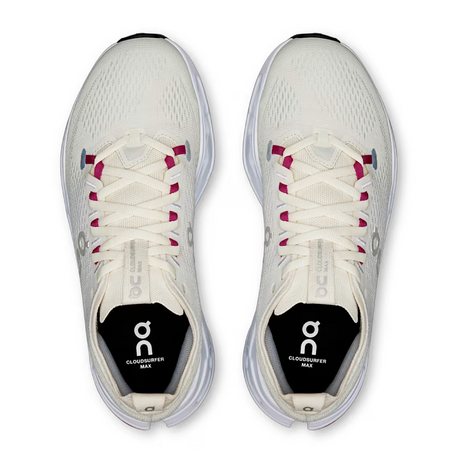 On Running Cloudsurfer Max Running Shoe (Women) - Ivory/Arctic Athletic - Running - Cushion - The Heel Shoe Fitters