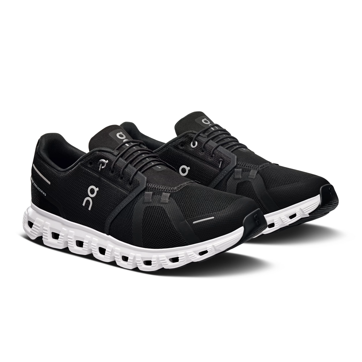 On Running Cloud 6 Wide Running Shoe (Women) - Black/White Athletic - Running - Cushion - The Heel Shoe Fitters