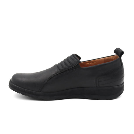 Ganter Hugo Slip On (Men) - Black Dress-Casual - Slip Ons - The Heel Shoe Fitters