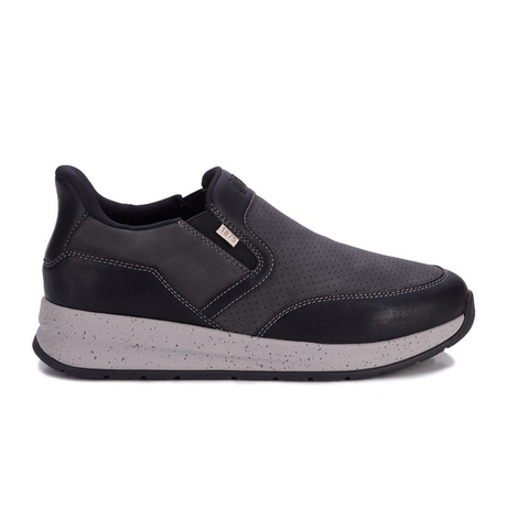 Drew Caleb Slip On Walking Shoe (Men) - Black Leather Dress-Casual - Lace Ups - The Heel Shoe Fitters