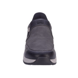 Drew Caleb Slip On Walking Shoe (Men) - Black Leather Dress-Casual - Lace Ups - The Heel Shoe Fitters