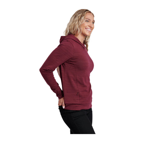 Kuhl Accel Hoody (Women) - Zinfandel Apparel - Top - Long Sleeve - The Heel Shoe Fitters