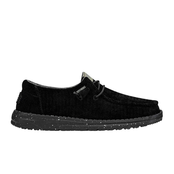 Hey Dude Wendy Wave Corduroy Slip On (Women) - Black – The