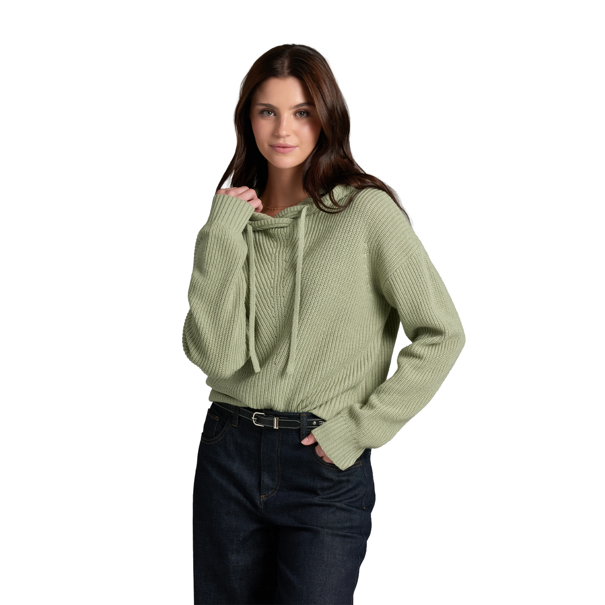 Kuhl Fireside Sweater Hoody (Women) - Sea Crest