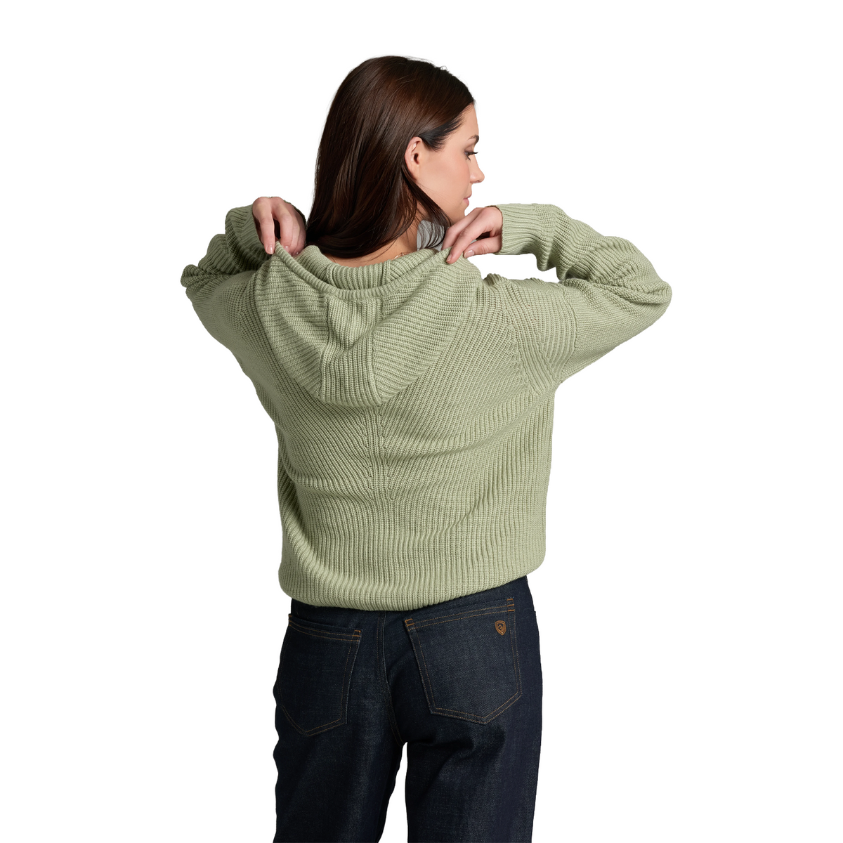 Kuhl Fireside Sweater Hoody (Women) - Sea Crest