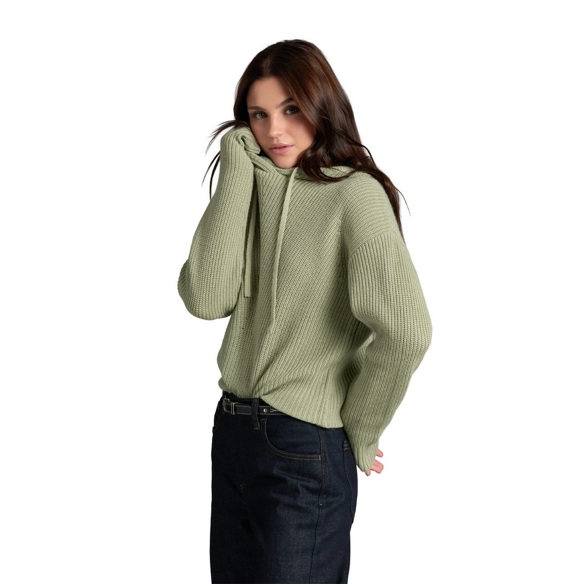 Kuhl Fireside Sweater Hoody (Women) - Sea Crest