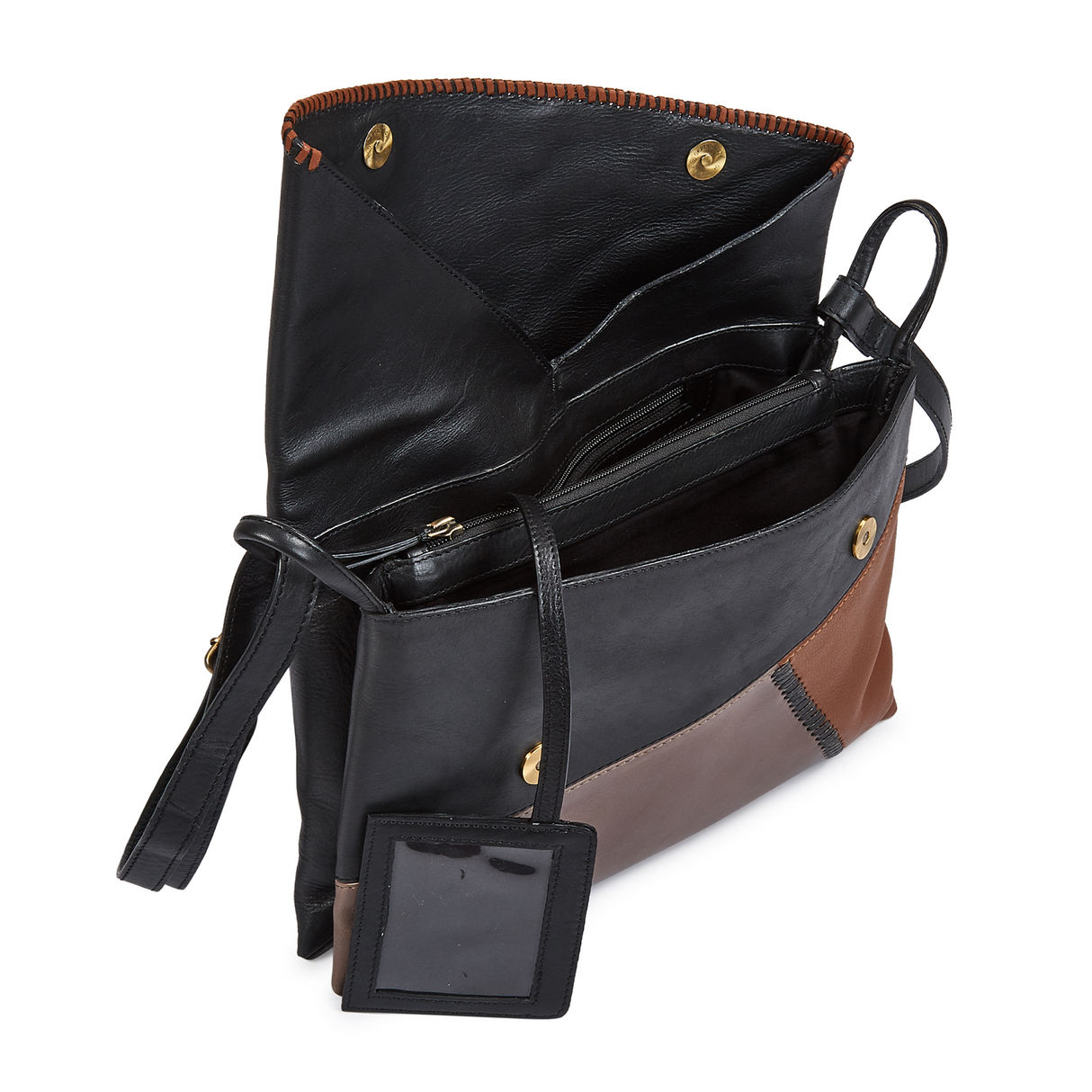 Milo Giorgia Crossbody Bag - Brown/Grey/Buckskin