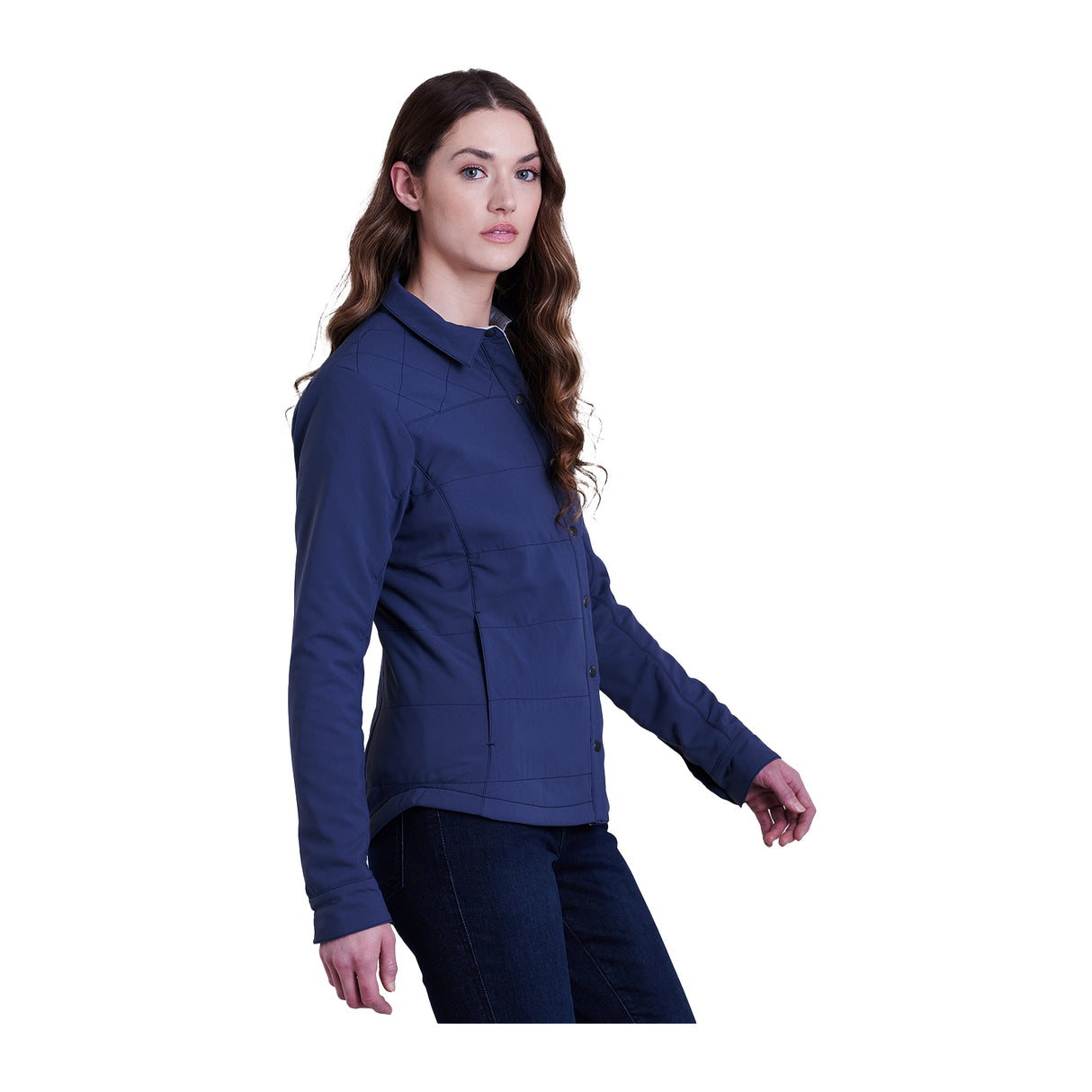 Kuhl Aurora Shirtjak (Women) - Indigo Apparel - Top - Long Sleeve - The Heel Shoe Fitters