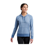 Kuhl Stria Pullover Hoodie (Women) - Vista Blue Apparel - Top - Sweatshirt - The Heel Shoe Fitters