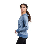 Kuhl Stria Pullover Hoodie (Women) - Vista Blue Apparel - Top - Sweatshirt - The Heel Shoe Fitters