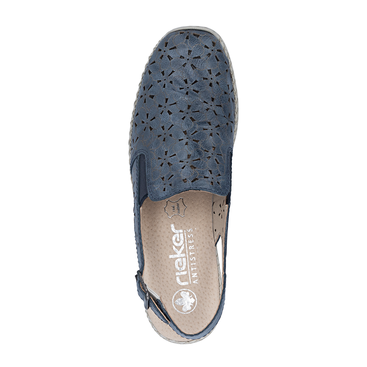 Rieker Doris 71 Clog (Women) - Blue Dress-Casual - Clogs & Mules - The Heel Shoe Fitters
