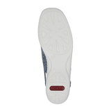 Rieker Doris 71 Clog (Women) - Blue Dress-Casual - Clogs & Mules - The Heel Shoe Fitters