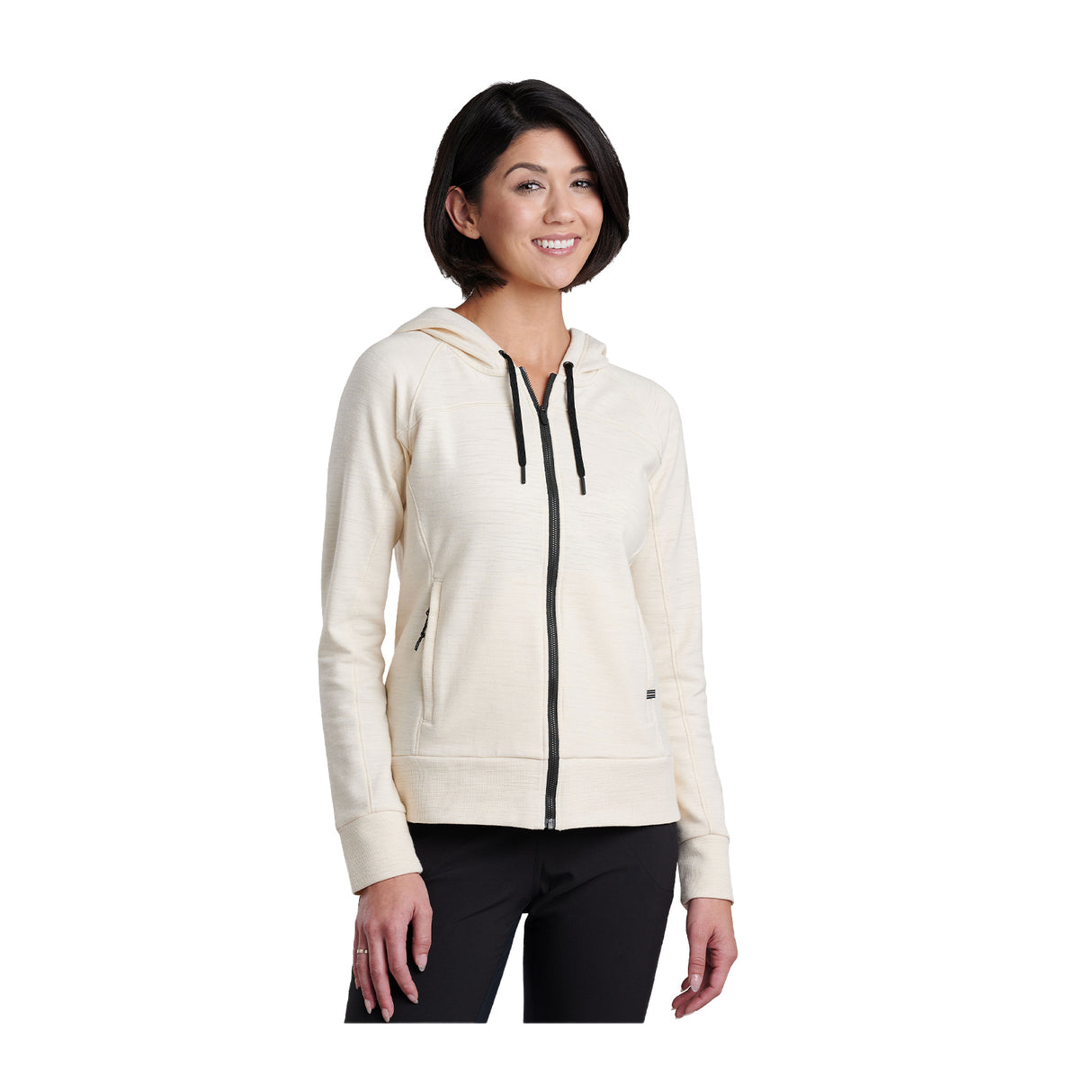 Kuhl Lola FZ Hoody (Women) - Ivory Apparel - Top - Sweatshirt - The Heel Shoe Fitters