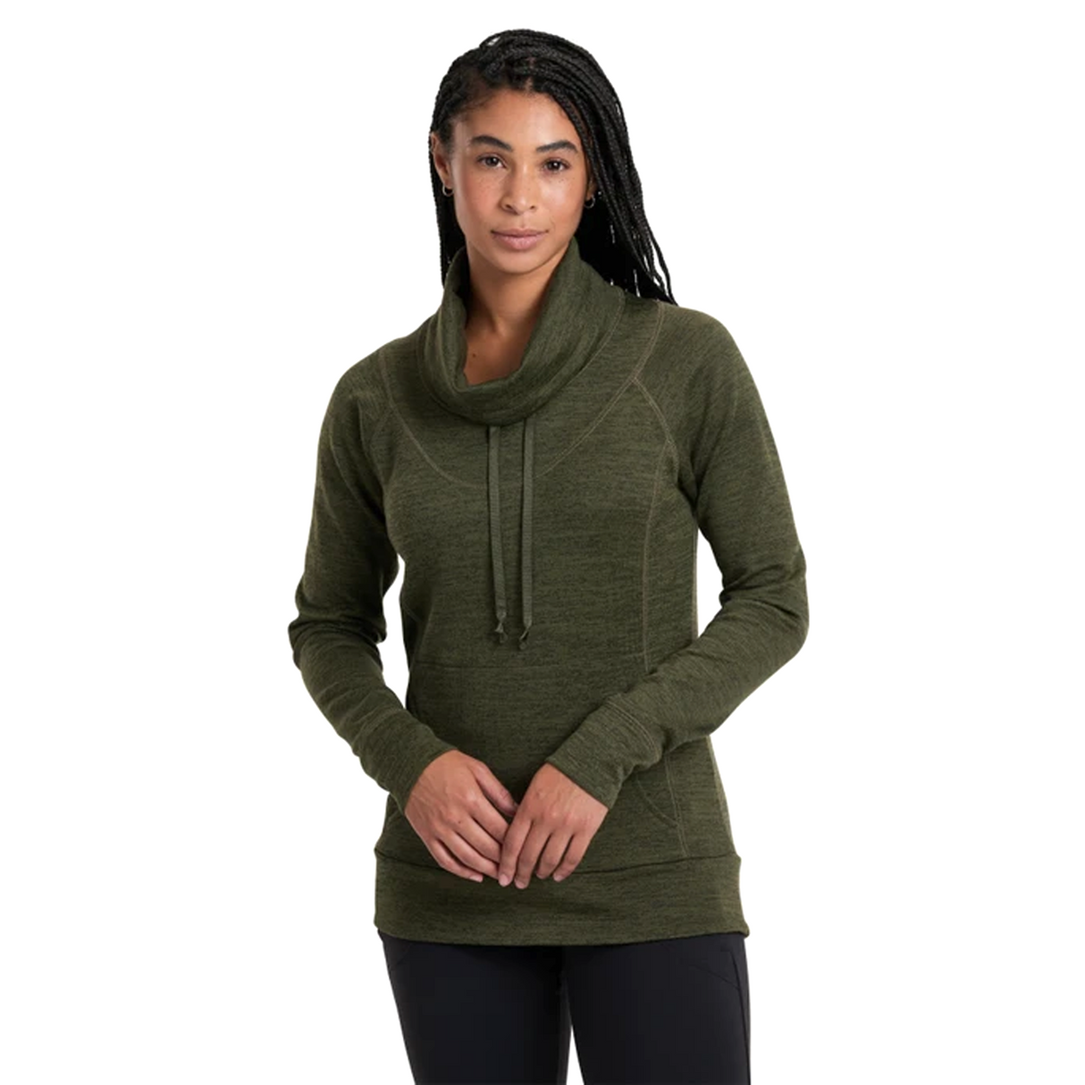 Kuhl Lea Pullover (Women) - Dark Moss Apparel - Top - Long Sleeve - The Heel Shoe Fitters