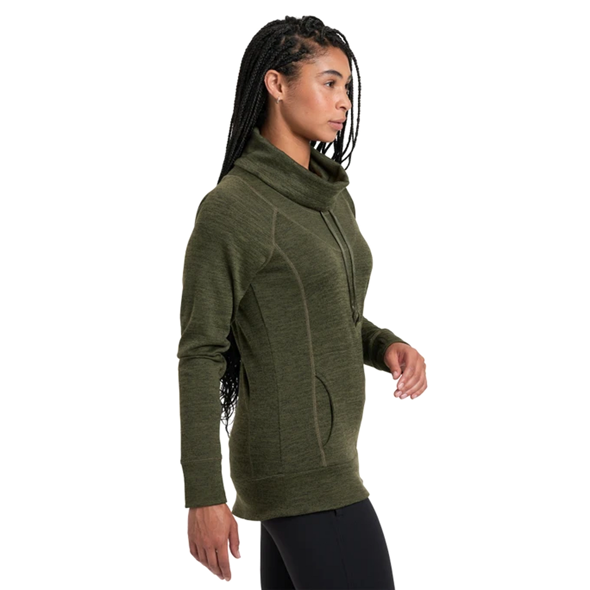 Kuhl Lea Pullover (Women) - Dark Moss Apparel - Top - Long Sleeve - The Heel Shoe Fitters